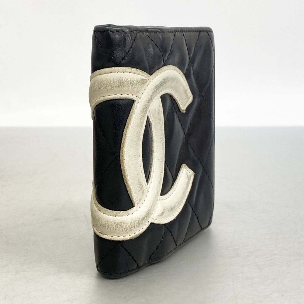 Chanel Cambon Lambskin Wallet, Black, Women's - Picture 2 of 8